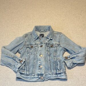GAP Kids Sky Blue Jean Jacket.   Snap Closure. Size 6